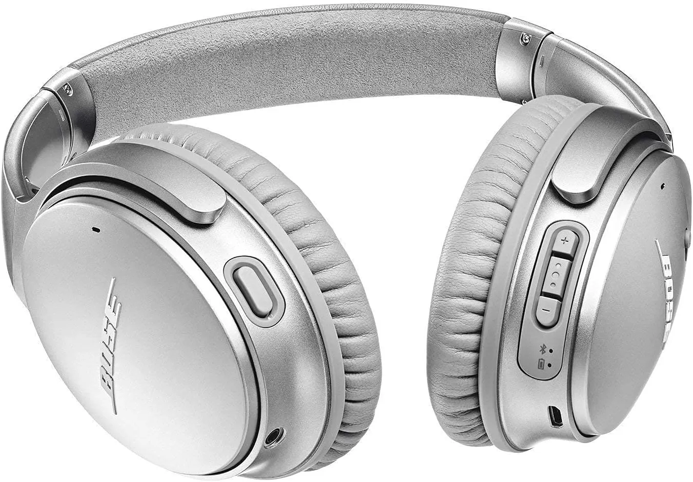 Bose QuietComfort 35 (Series II) Wireless Headphones, Noise Cancelling, Alexa Voice Control - Black - Worldwide Version (Renewed)