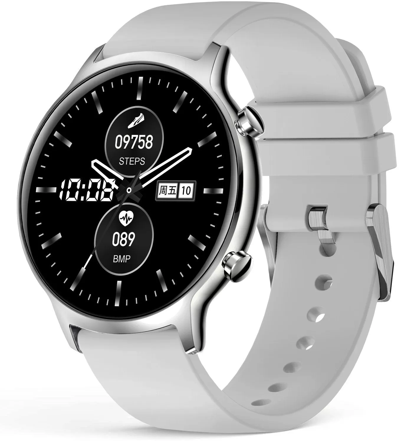 MorePro FT18 Smartwatch 24/7 HR & BP Monitoring