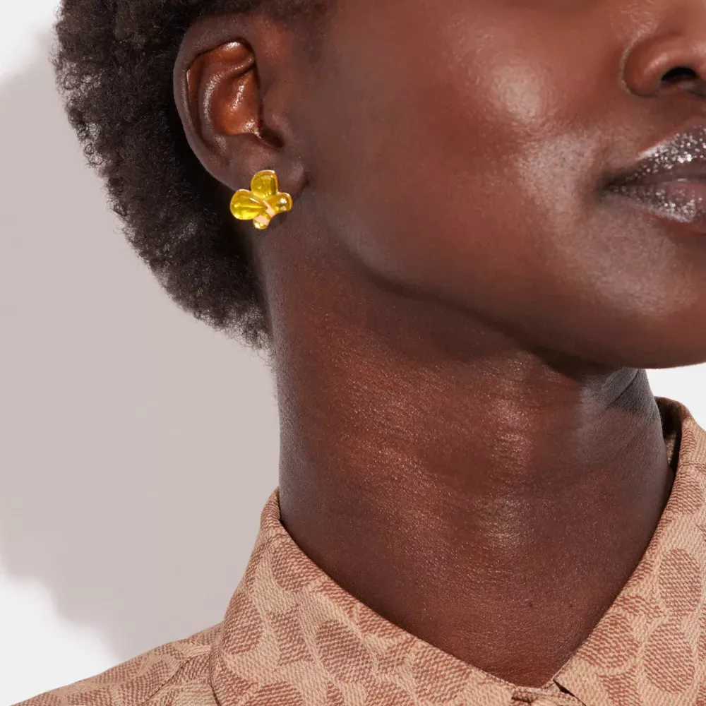 Bumble Bee Stud Earrings