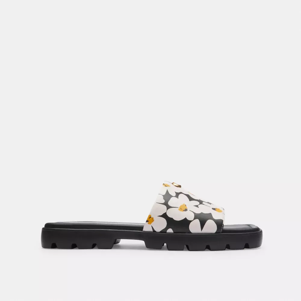 Florence Sandal With Floral Print