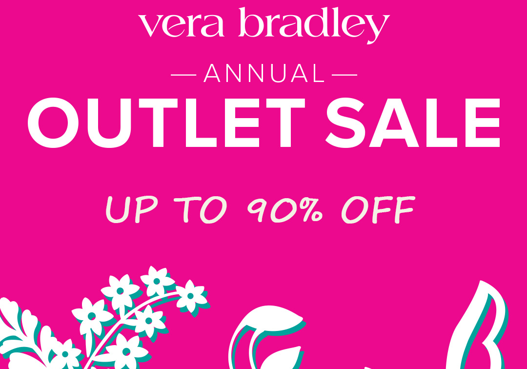 Vera  Bradley Annual Outlet     Sale