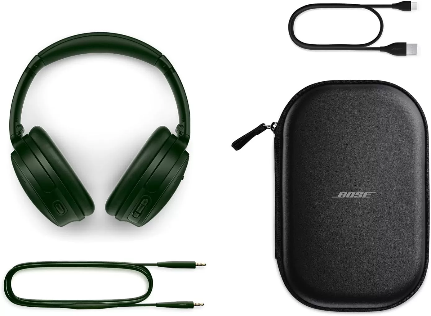 NEW Bose QuietComfort Wireless Noise Cancelling Headphones, Bluetooth Over Ear Headphones with Up To 24 Hours of Battery Life, White Smoke