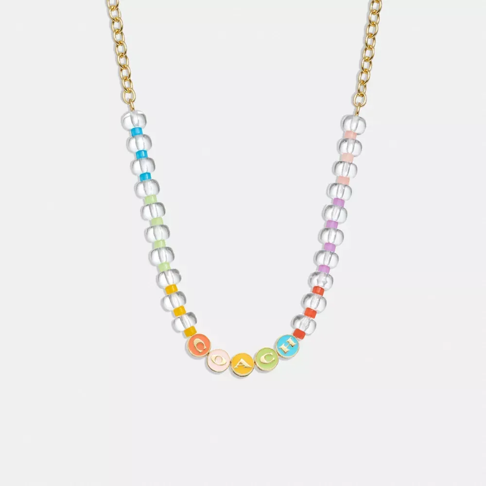 Enamel Beaded Choker Necklace
