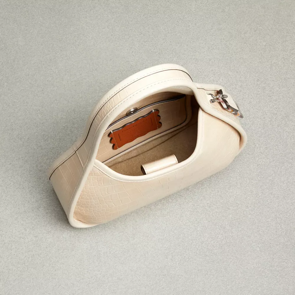 Ergo Bag In Croc Embossed  topia Leather