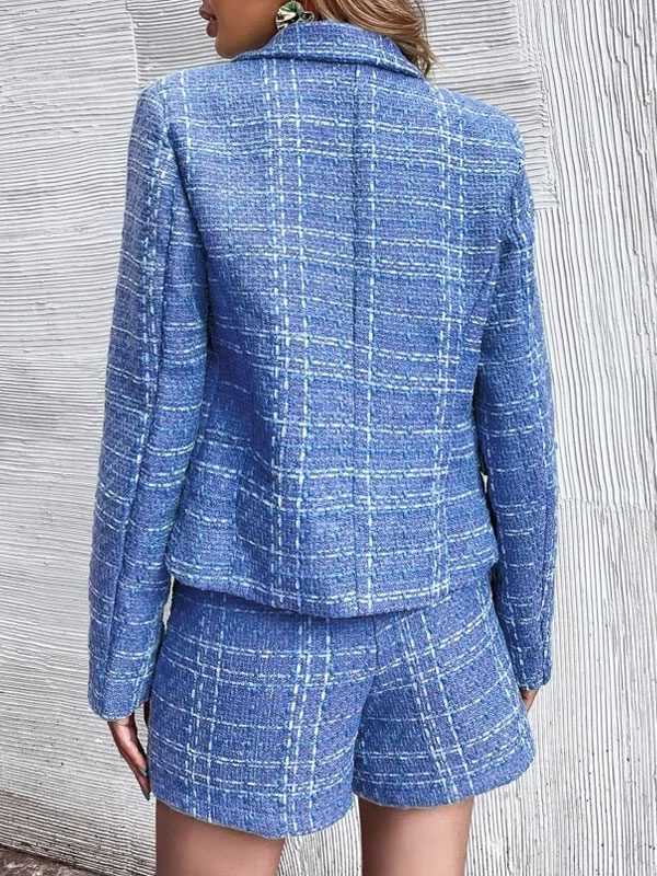 Simple and elegant shorts ladies suit