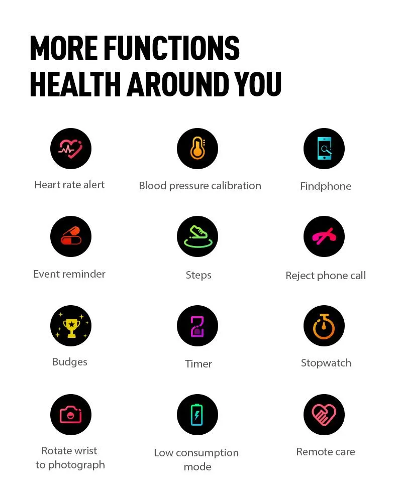 MorePro GT2 Smart Watch With ECG & 24/7 Heart Rate Monitoring