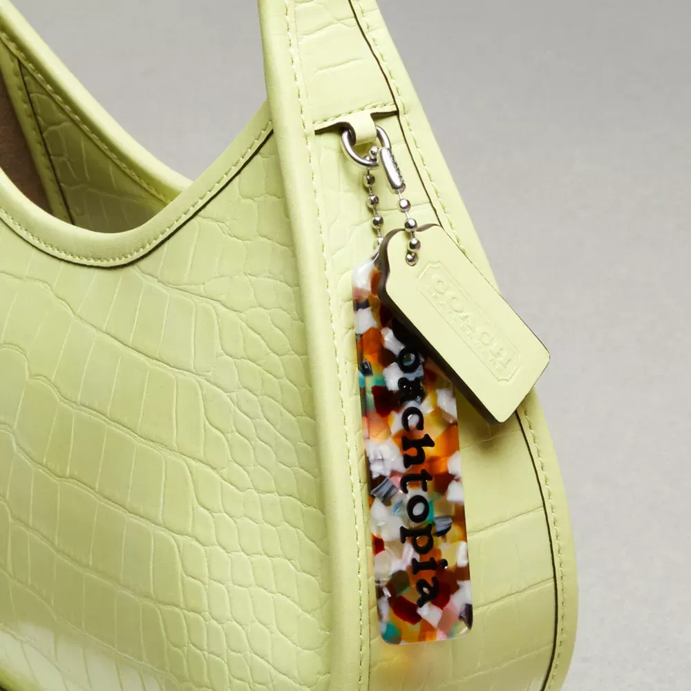 Ergo Bag In Croc Embossed  topia Leather