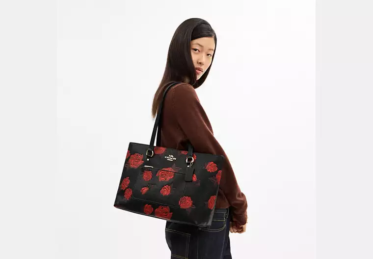 Station Tote Bag With Floral Print