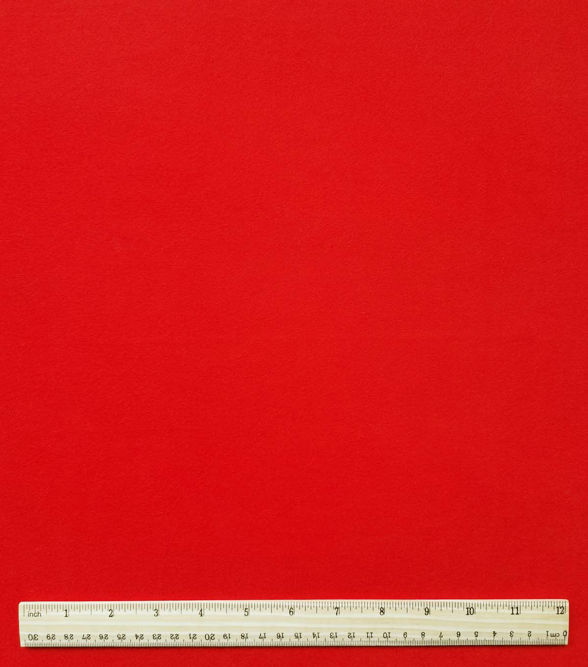 Heathered Red Solid Luxe Flannel Fabric