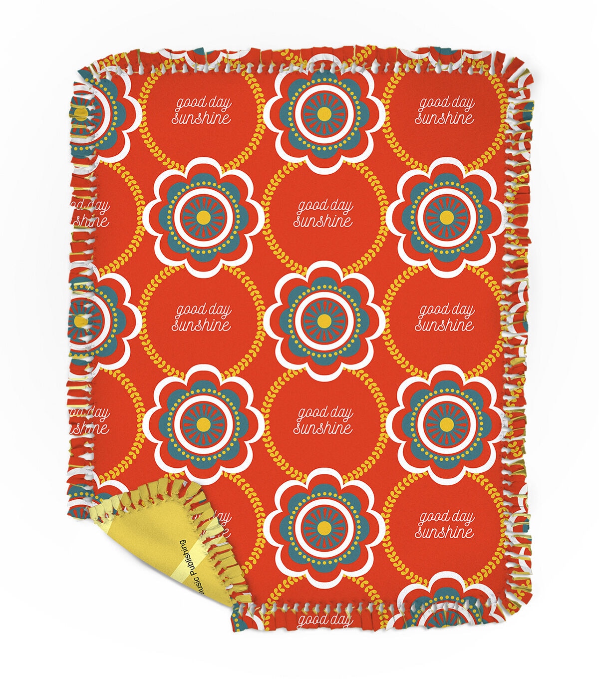 Lyrics by Lennon & McCartney No Sew Fleece Throw 72