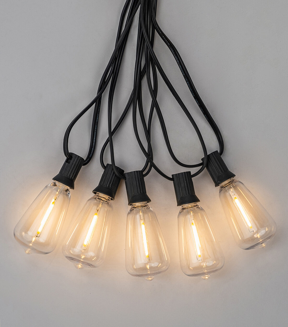 11' Summer Black Edison String Lights by Place & Time