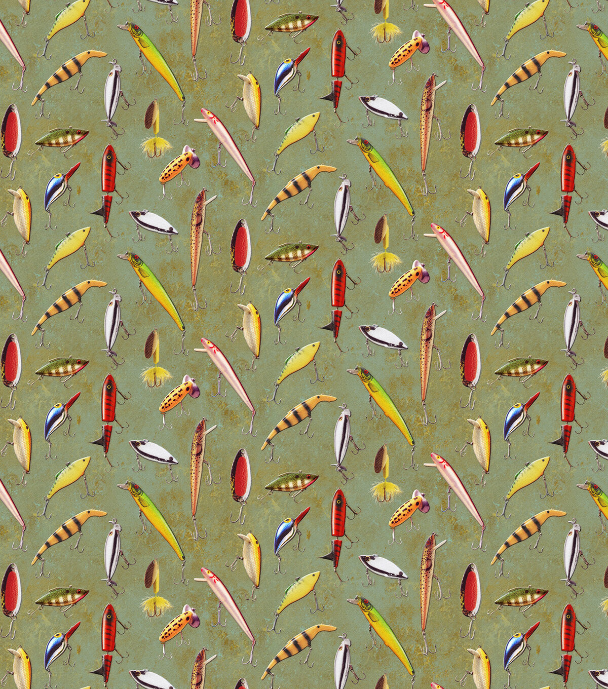 Springs Creative Fly Fishing Cotton Fabric