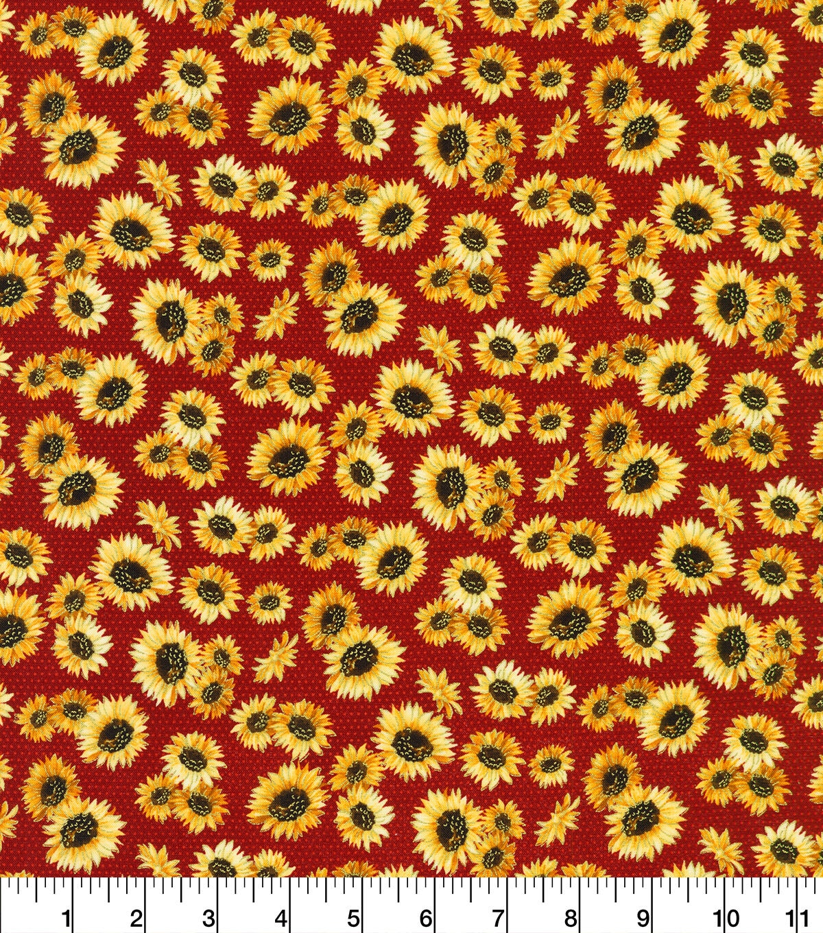 Robert Kaufman Splended Sunflowers Harvest Metallic Cotton Fabric