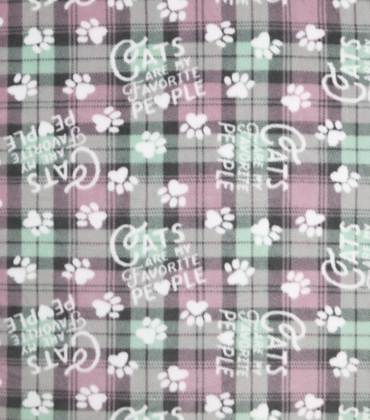 Cats Are My Favorite People Anti Pill Fleece Fabric