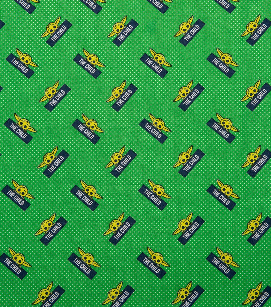 Mandalorian Bright Eyed Child Cotton Fabric