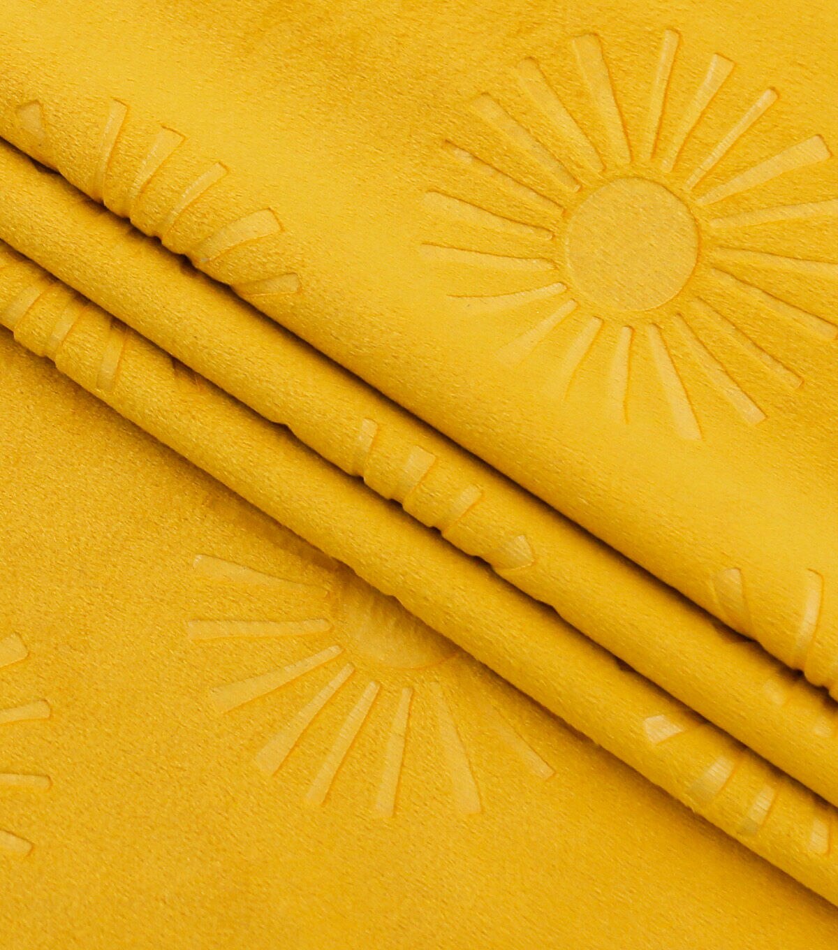 Soft & Minky Sun Embellished Polyester Fleece Fabric