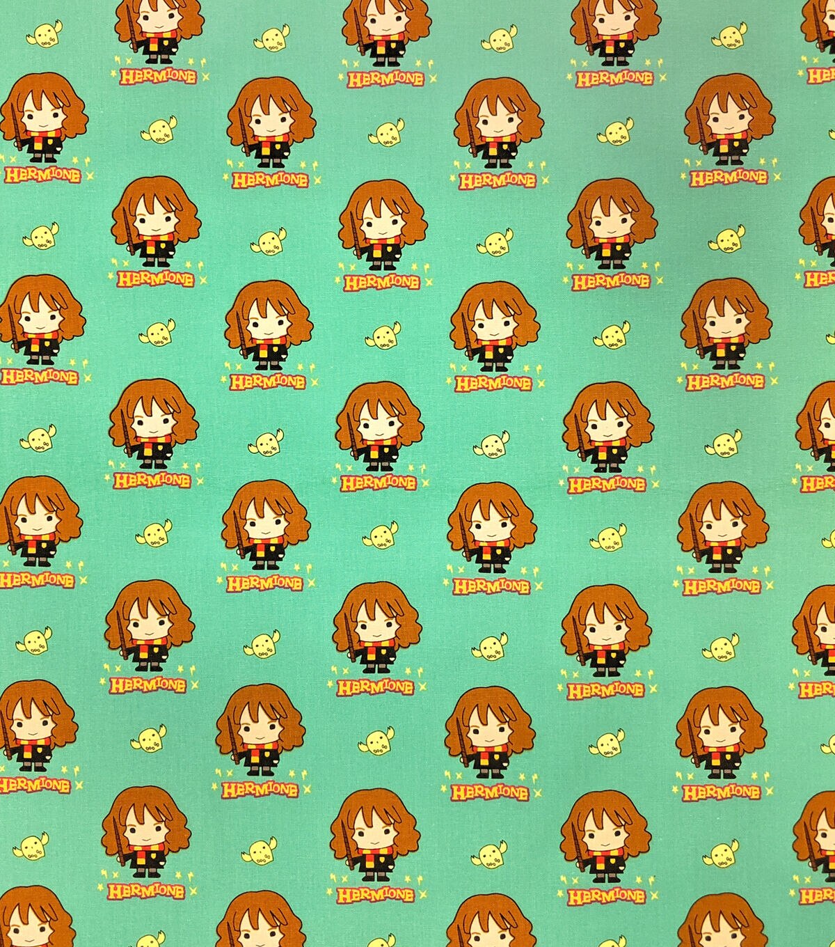 Harry Potter Cotton Fabric Hermione Kawaii