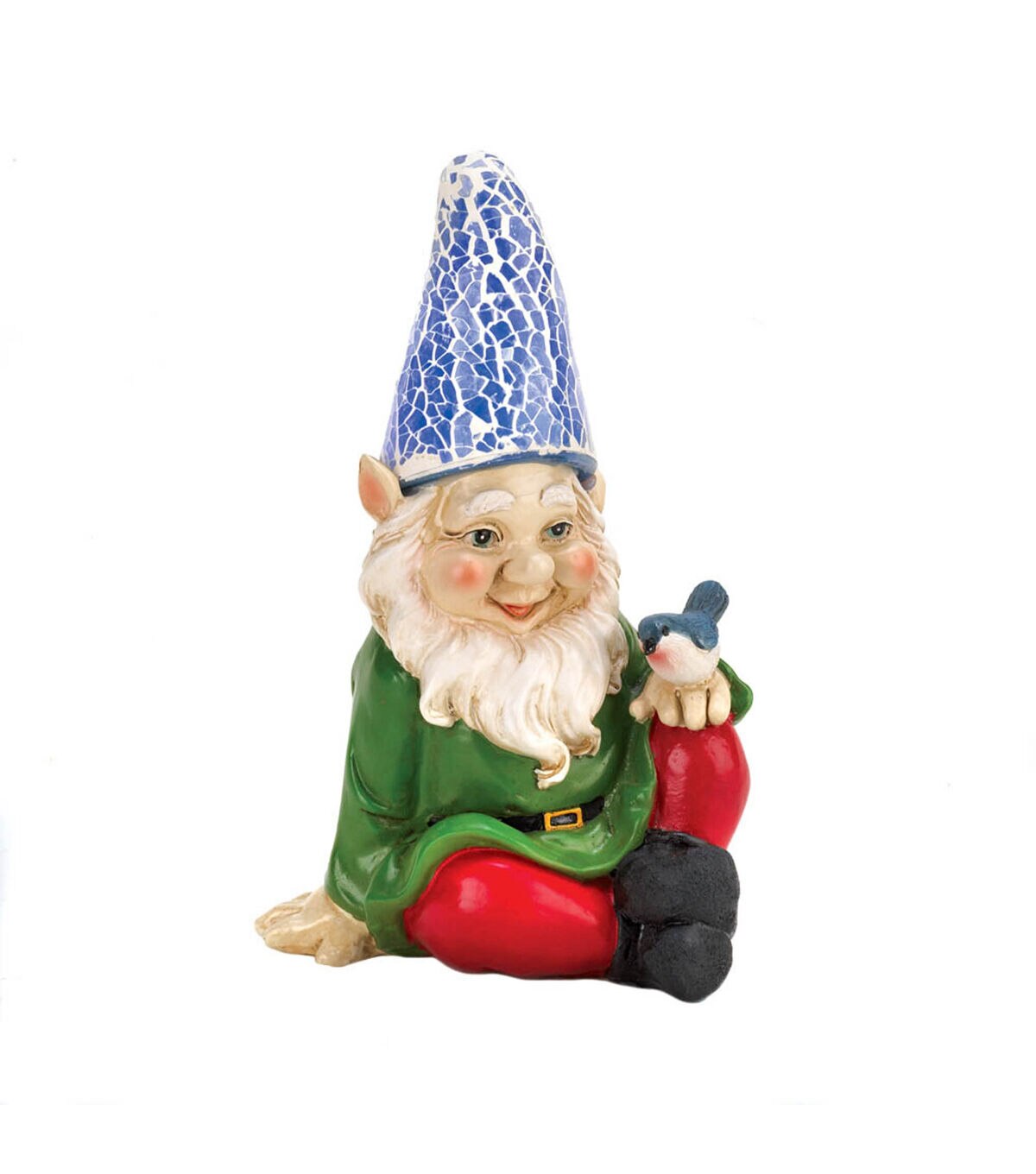 Zingz & Thingz Cheery Gnome Solar Statue