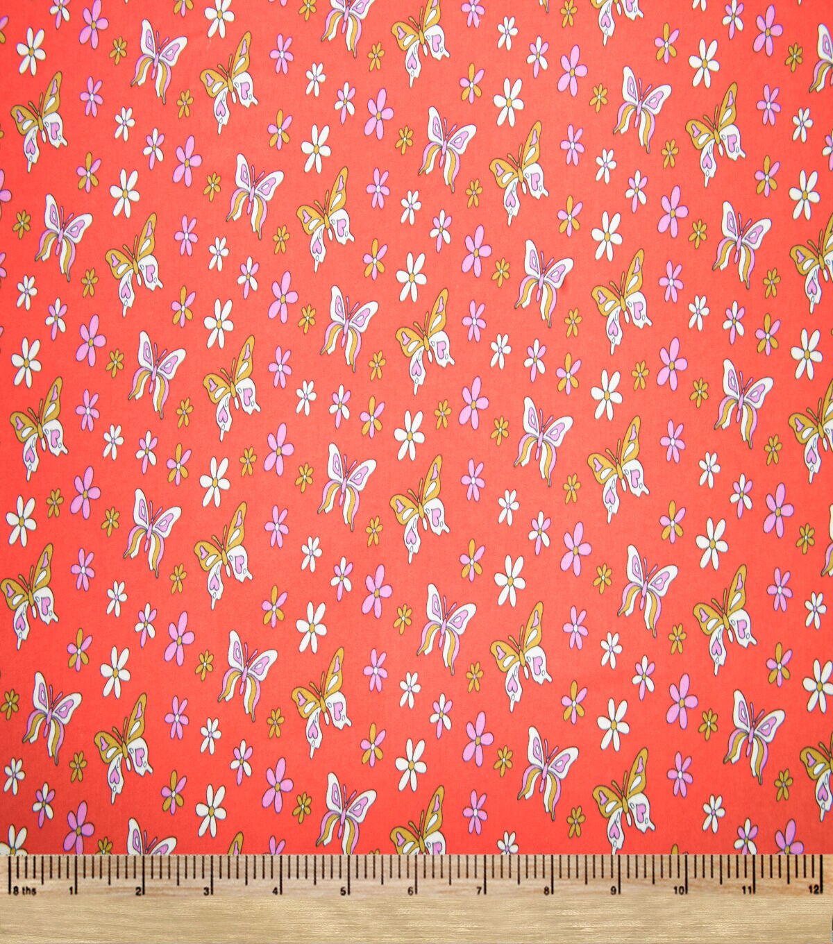 Super Snuggle Multi Bright Butterflies Flannel Fabric