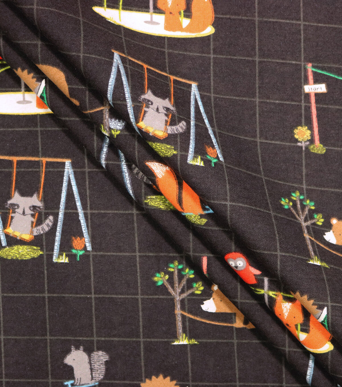 Playground Woodland Super Snuggle Flannel Fabric