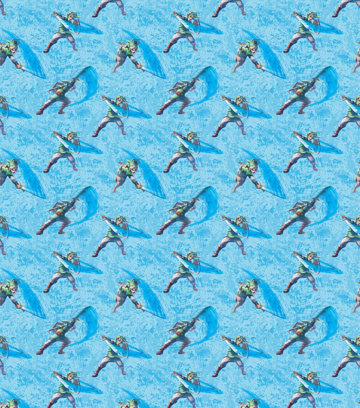 Legend Of Zelda Link Action Cotton Fabric