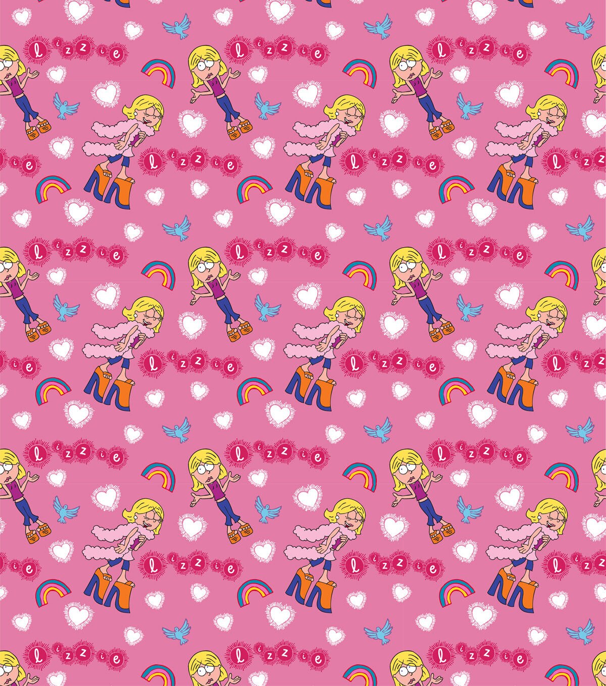 Lizzie Mcguire Sunburst Cotton Fabric