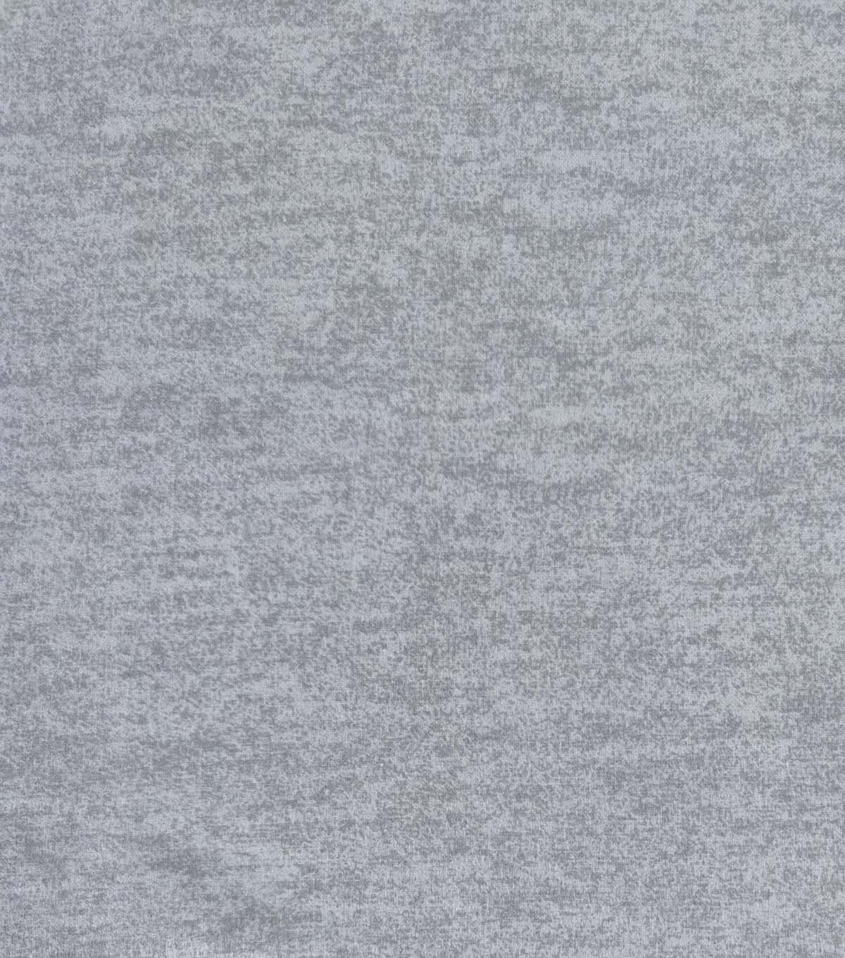 Gray Heathered Luxe Flannel Fabric