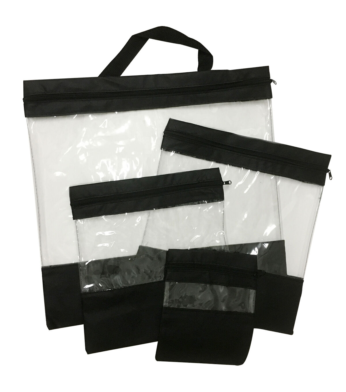 Sullivan's 4ct Clear Assortment Sewing Organizer Storage Bags