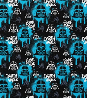 Star Wars Skater Spray Paint Cotton Fabric