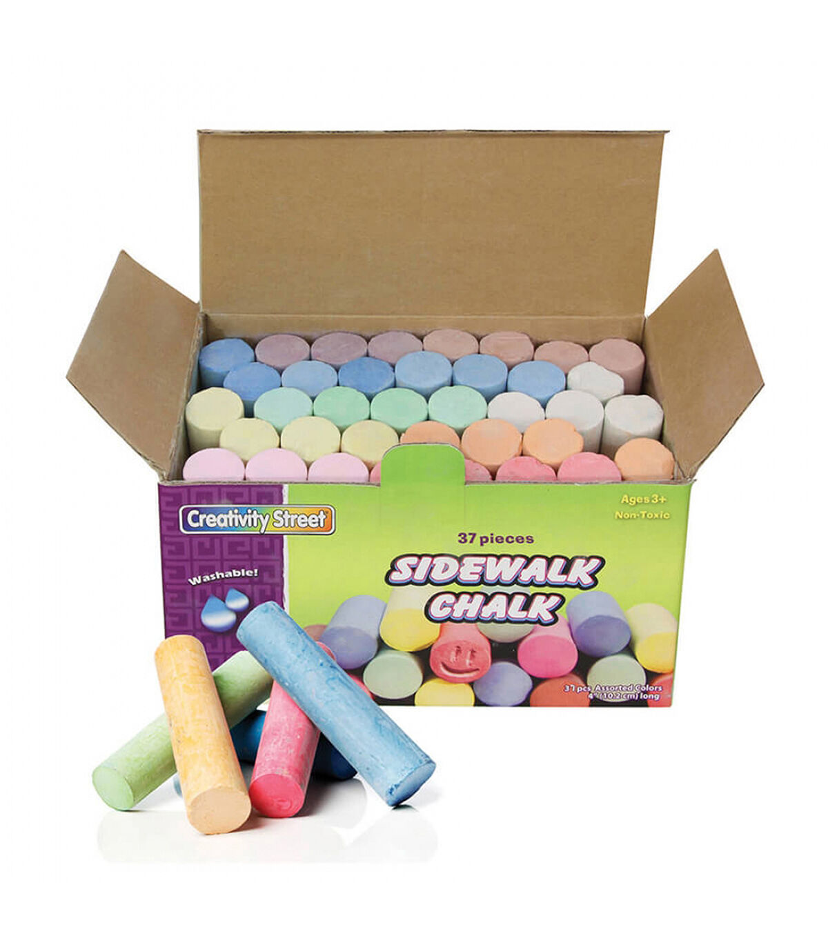Creativity Street 111pc Assorted Sidewalk Chalks