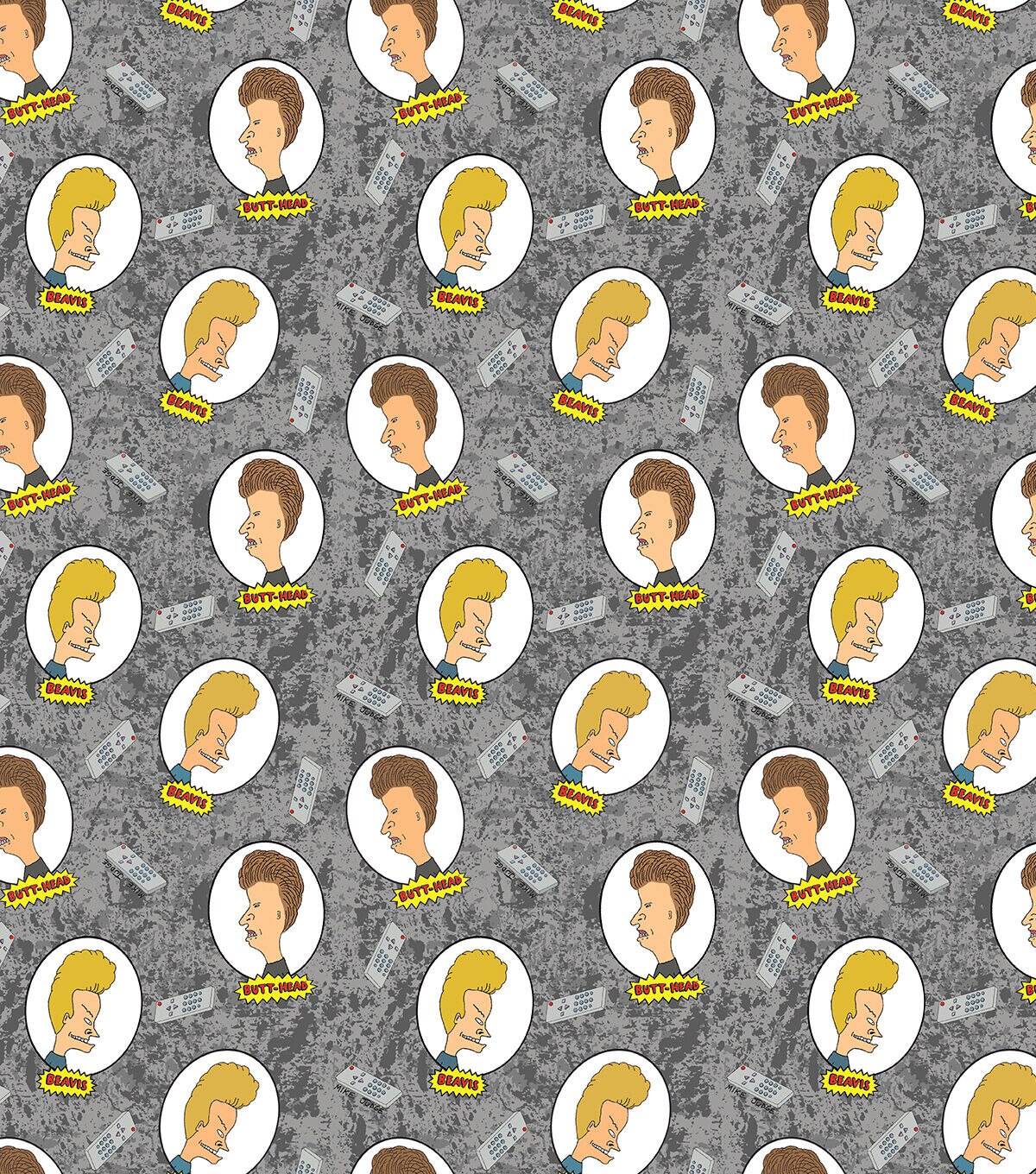 Beavis and Butt Head Remote Cotton Fabric
