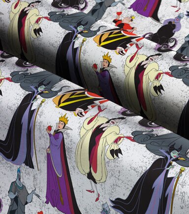 Disney Villains Rustic Wash Cotton Fabric
