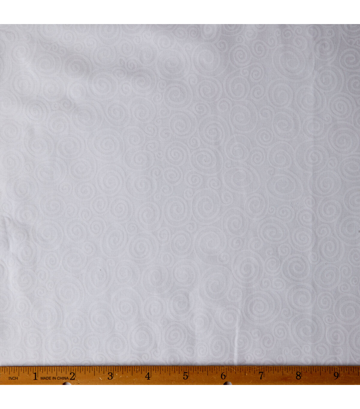 White Swirls Quilt Cotton Fabric by Quilter's Showcase