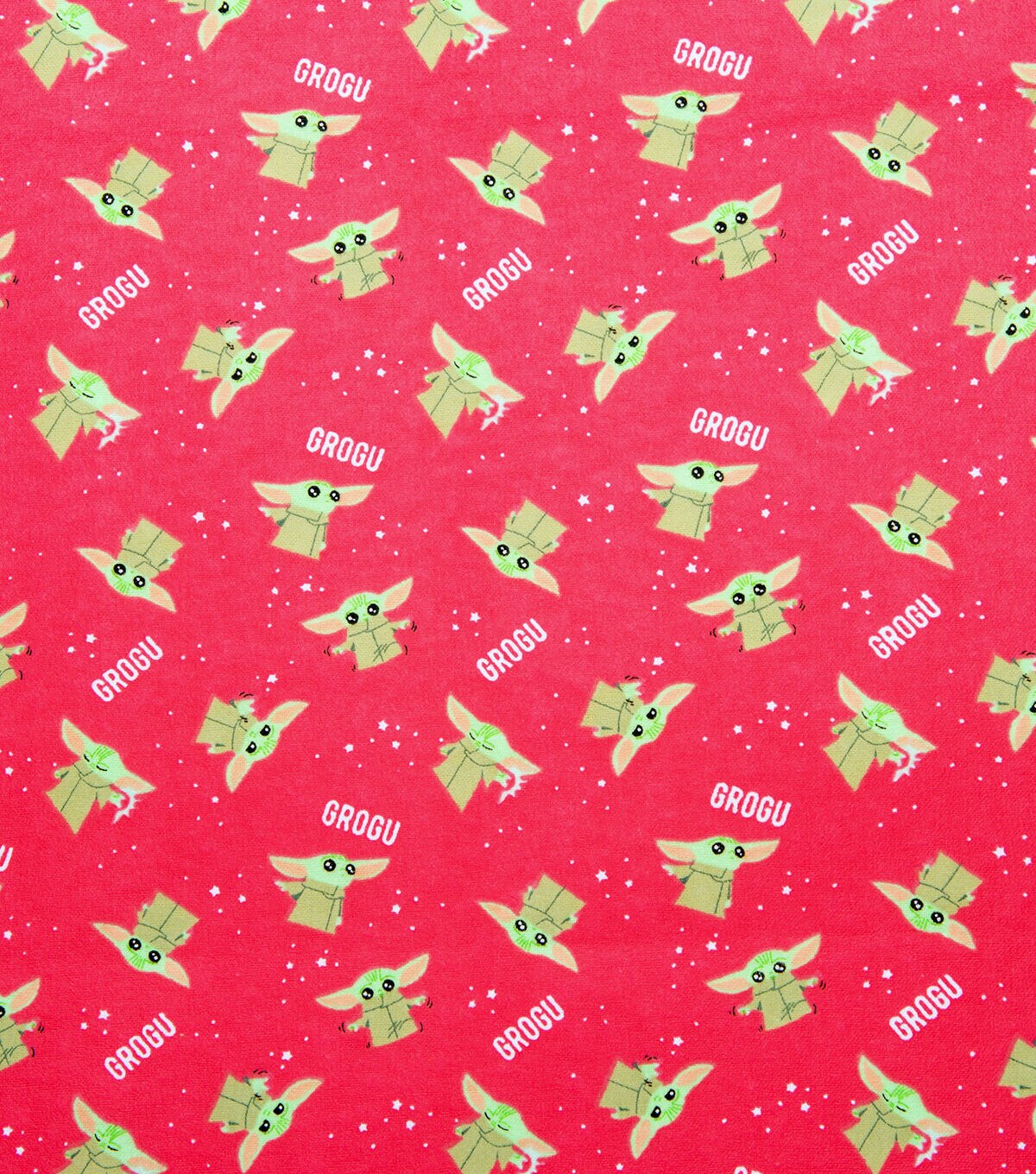 Mandalorian Poses And Stars Flannel Fabric