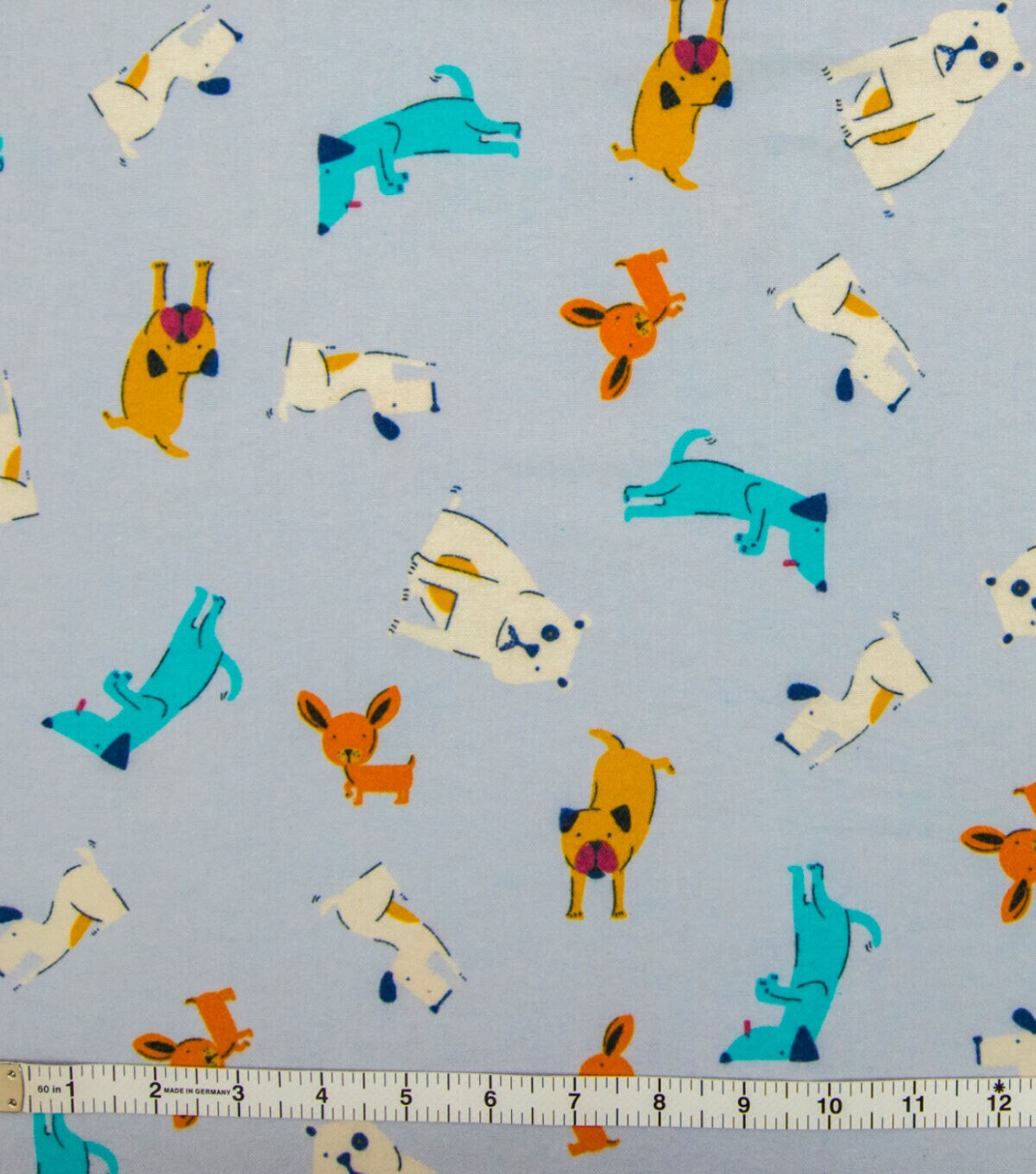 POP! Dogs On Gray Super Snuggle Flannel Fabric