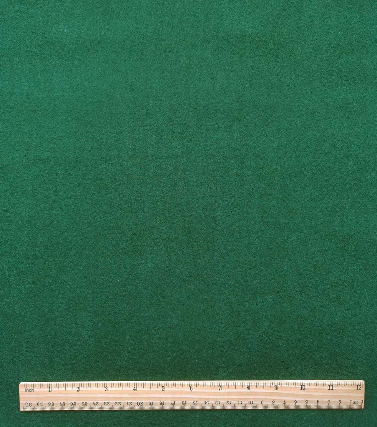 Heathered Green Solid Luxe Flannel Fabric