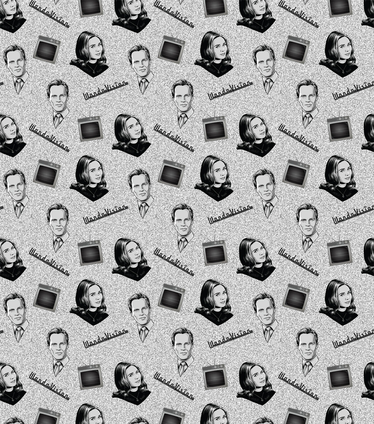 Marvel Wandavision Television Cotton Fabric