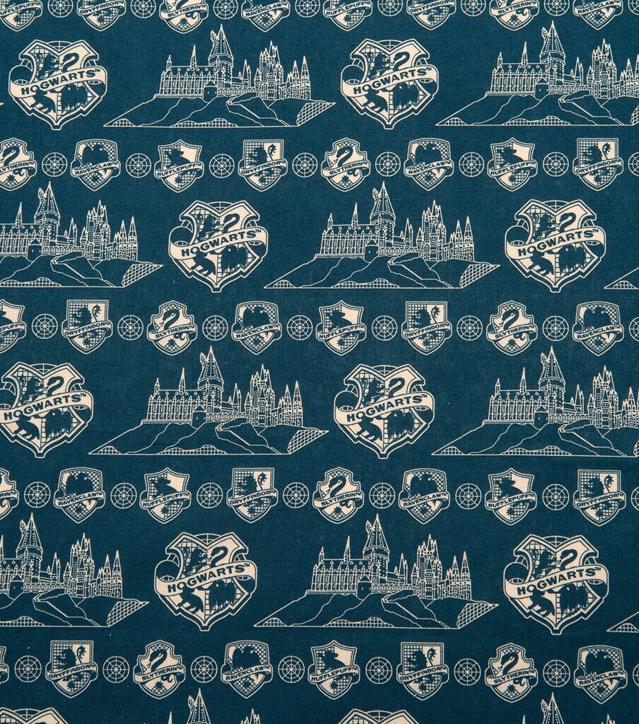 Harry Potter School Of Magic Cotton Fabric