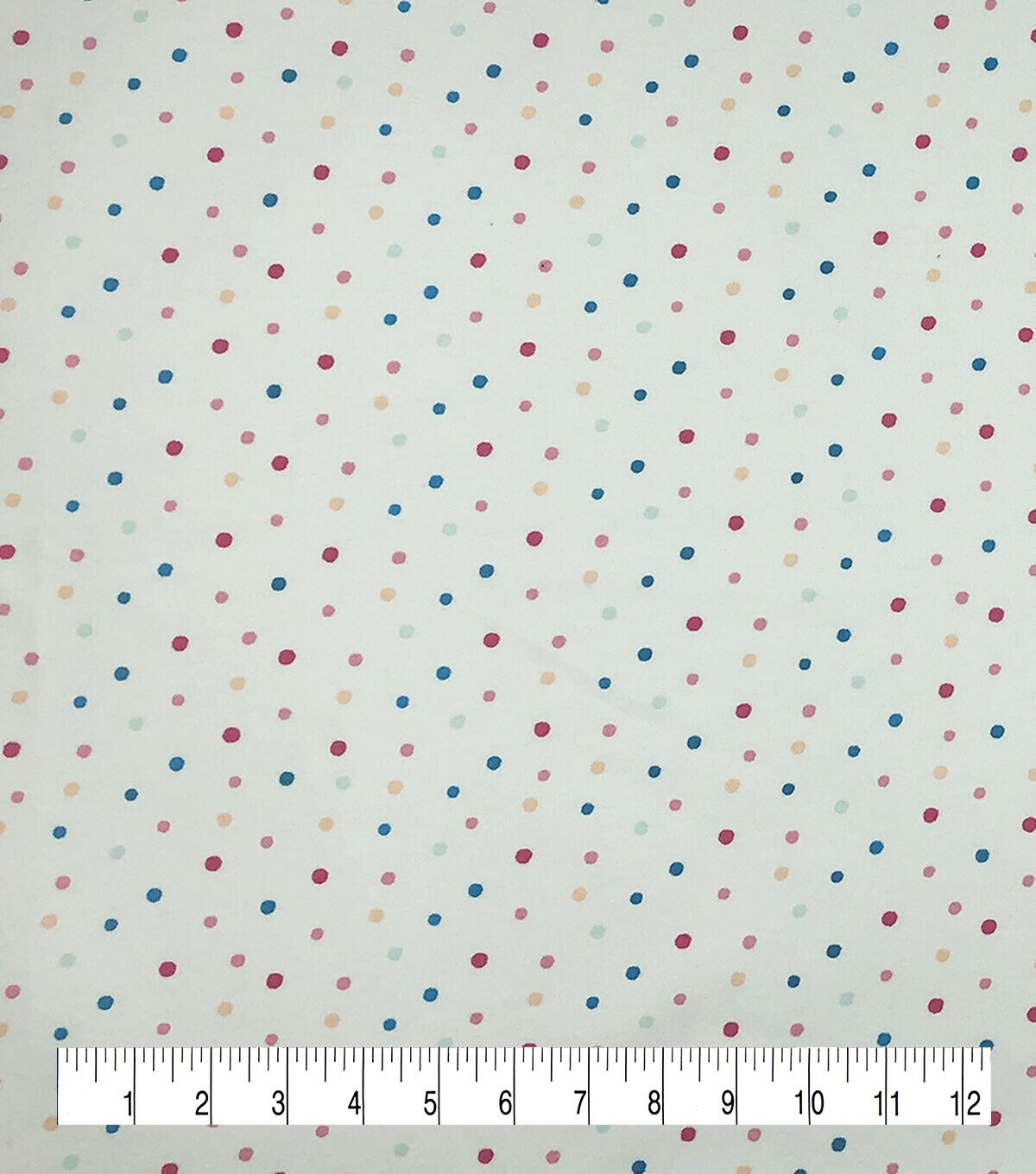 Multi Dot Super Snuggle Flannel Fabric