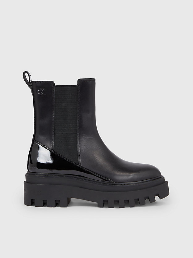 Chunky Leather Boots