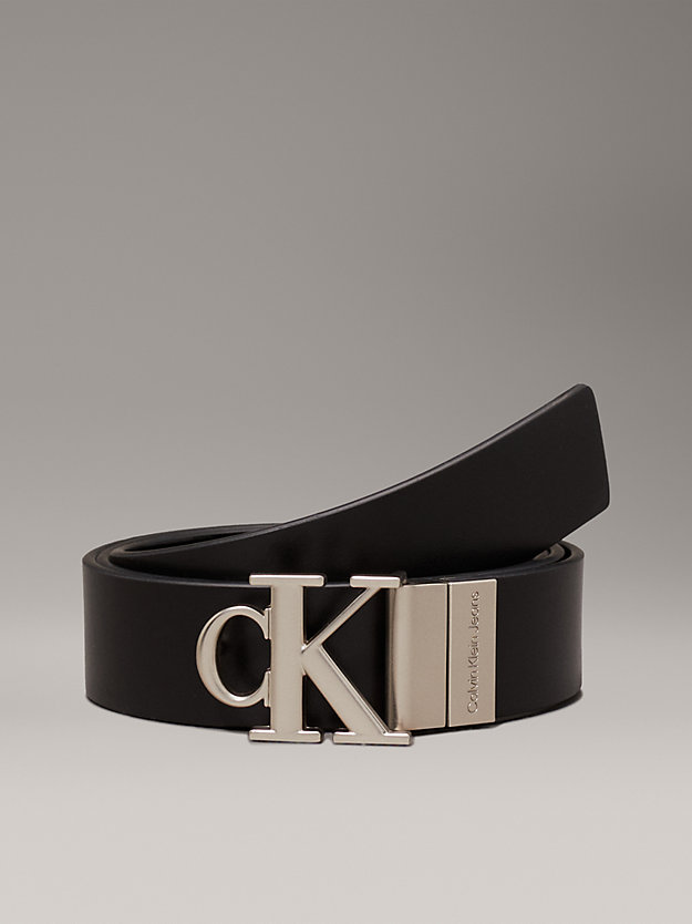 Reversible Logo Leather Belt