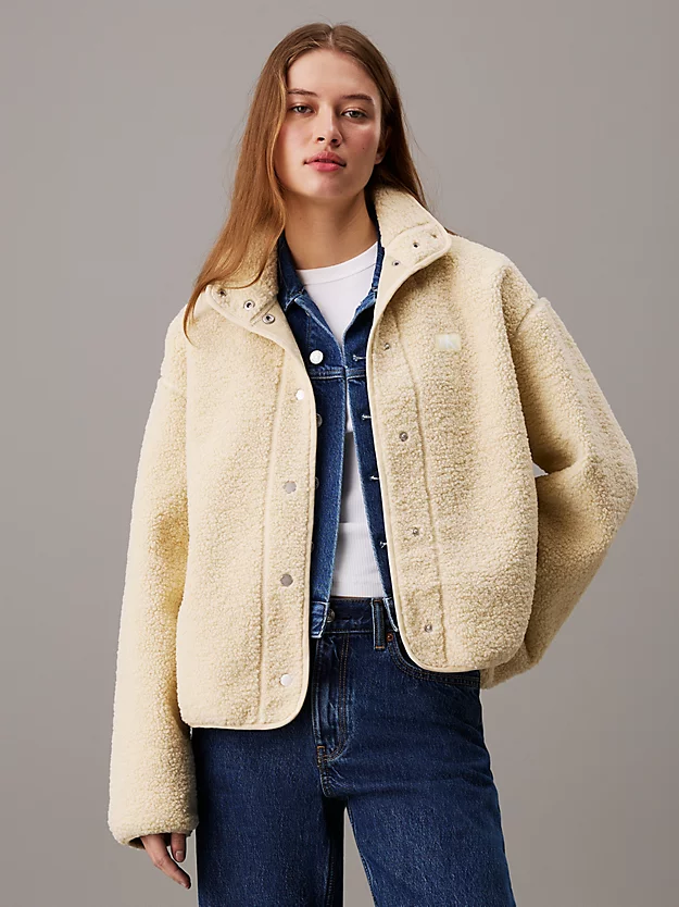 Relaxed Sherpa Shirt Jacket