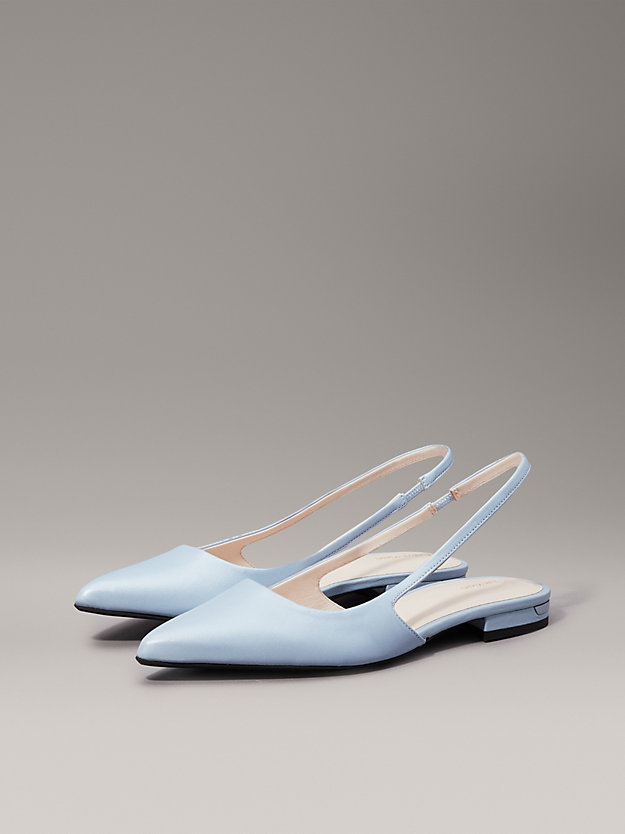 Leather Slingback Ballerinas
