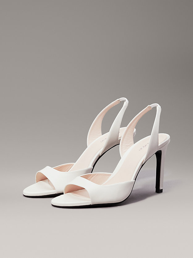 Leather Stiletto Sandals