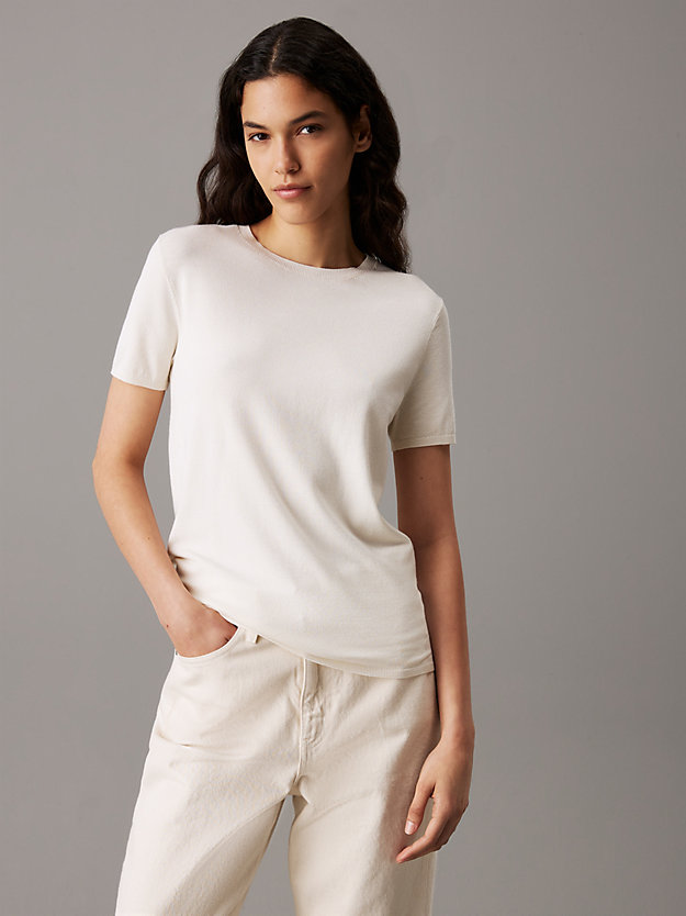 Viscose Blend T-shirt Jumper
