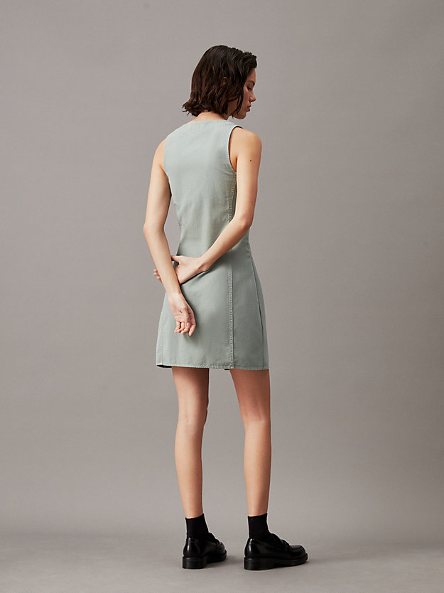 Cotton Twill Utility Dress