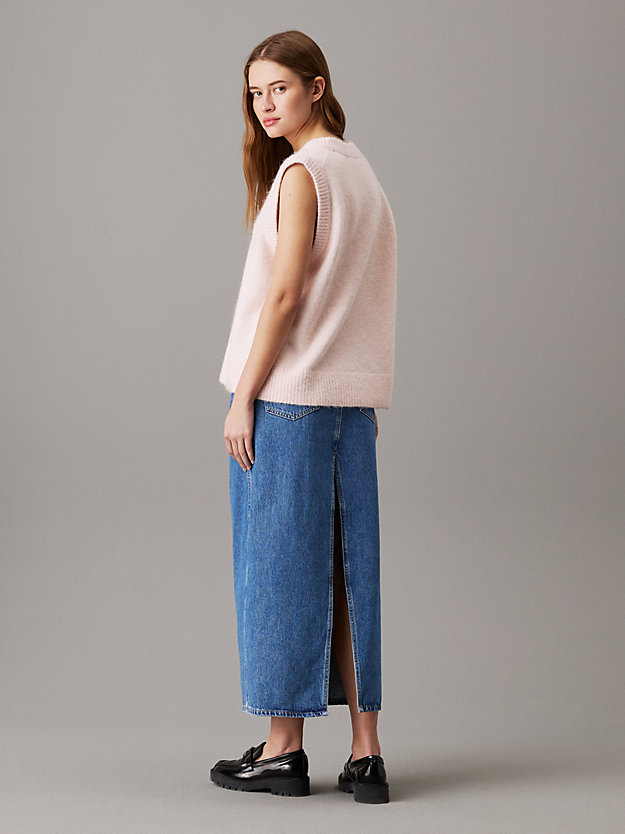 Relaxed Wool Blend Vest