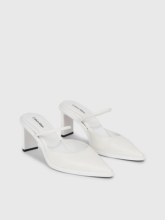 Leather Mule Pumps