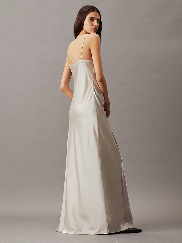 Slim Colourblock Maxi Slip Dress