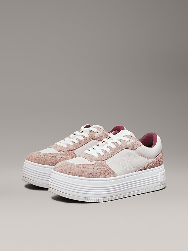 Suede Platform Trainers